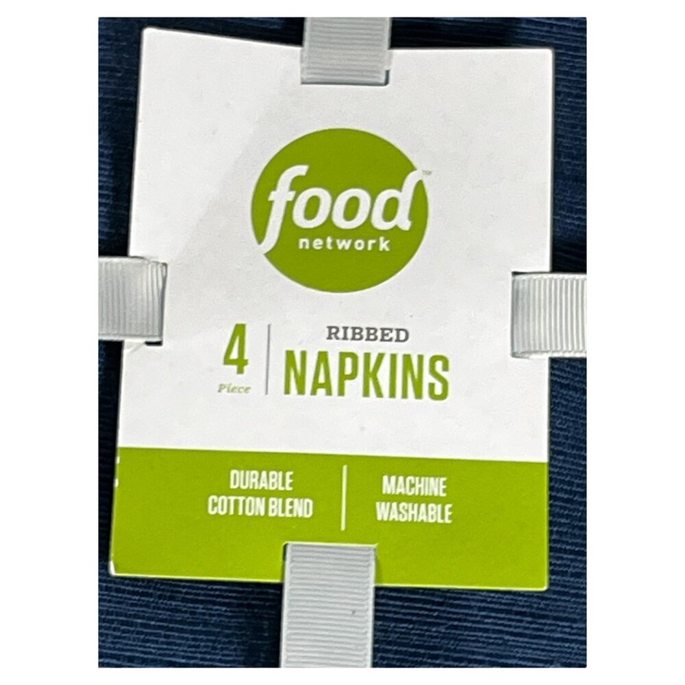FOOD NETWORK 4 Piece Ribbed Napkins - Picture 2 of 4